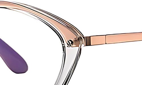 Fifth & Ninth Posie 52mm Cat Eye Blue Light Blocking Glasses In Neutral