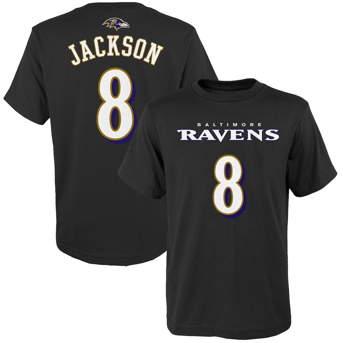 lamar jackson youth medium