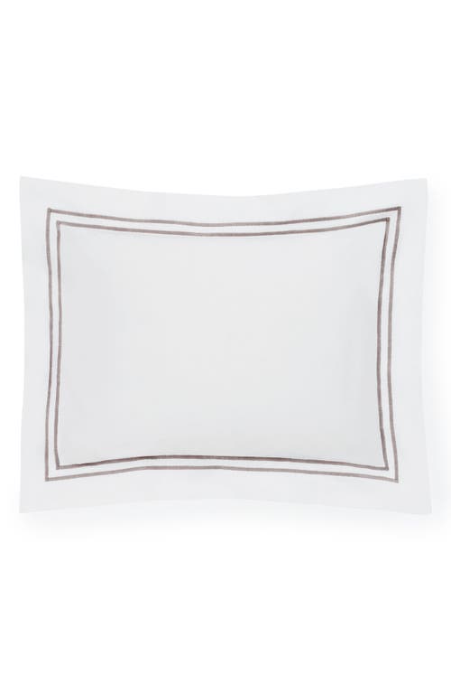 Sferra Grande Hotel Boudoir Sham In White/grey