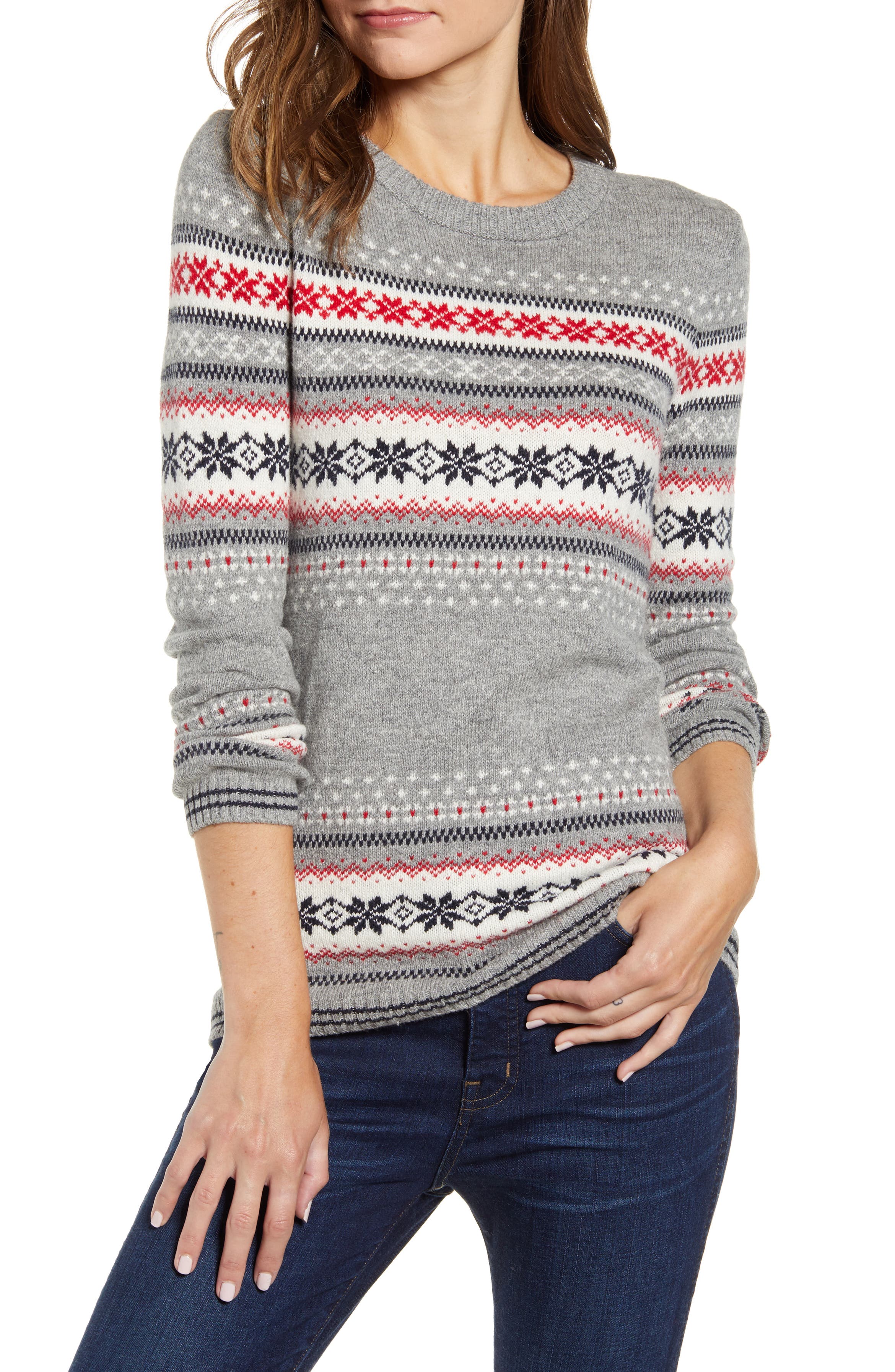 Tommy Hilfiger Snowflake Fair Isle Sweater | Nordstrom