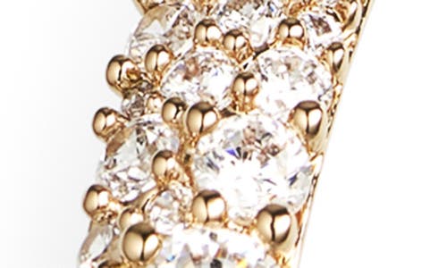 Nadri Lima Pavé Hoop Earrings In Gold