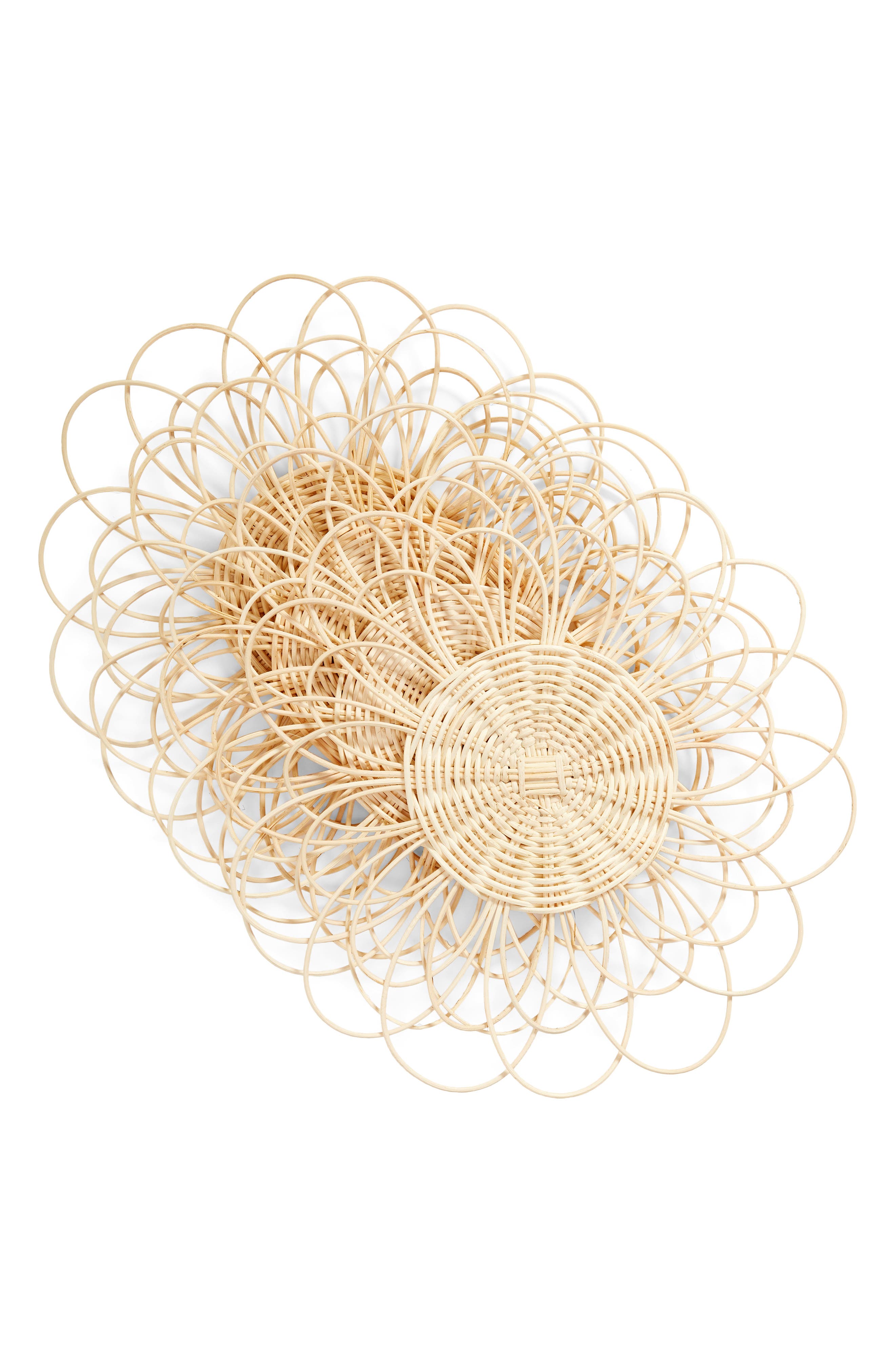 Rachel Parcell Set of 4 Wicker Placemats Nordstrom