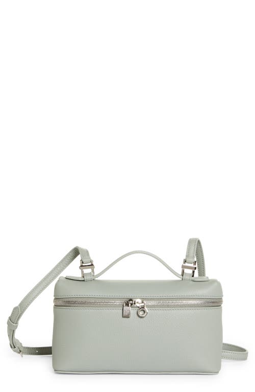 Loro Piana Leather Top Handle Bag In Tea Room