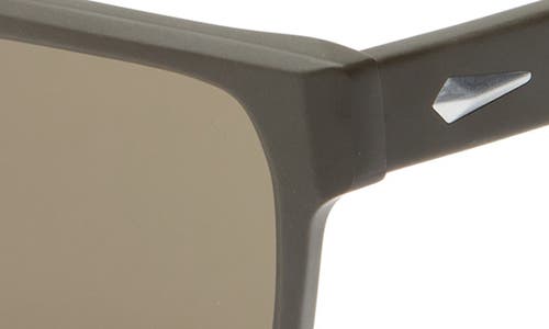 Rag & Bone 58mm Rectangular Sunglasses In Matte Green