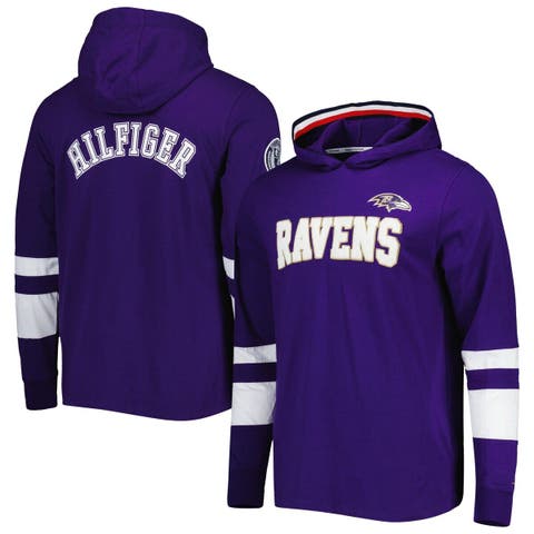 Lids Baltimore Ravens Tommy Hilfiger Alex Long Sleeve Hoodie T-Shirt -  Purple/White