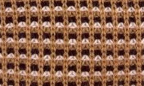 Marcus Adler Checkered Cuffed Knit Beanie In Camel