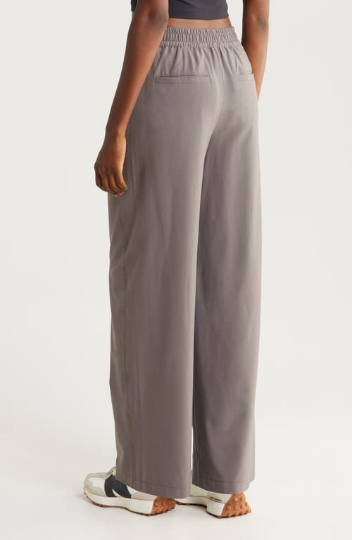 Shop Zella Impress High Waist Pants In Grey Kitten