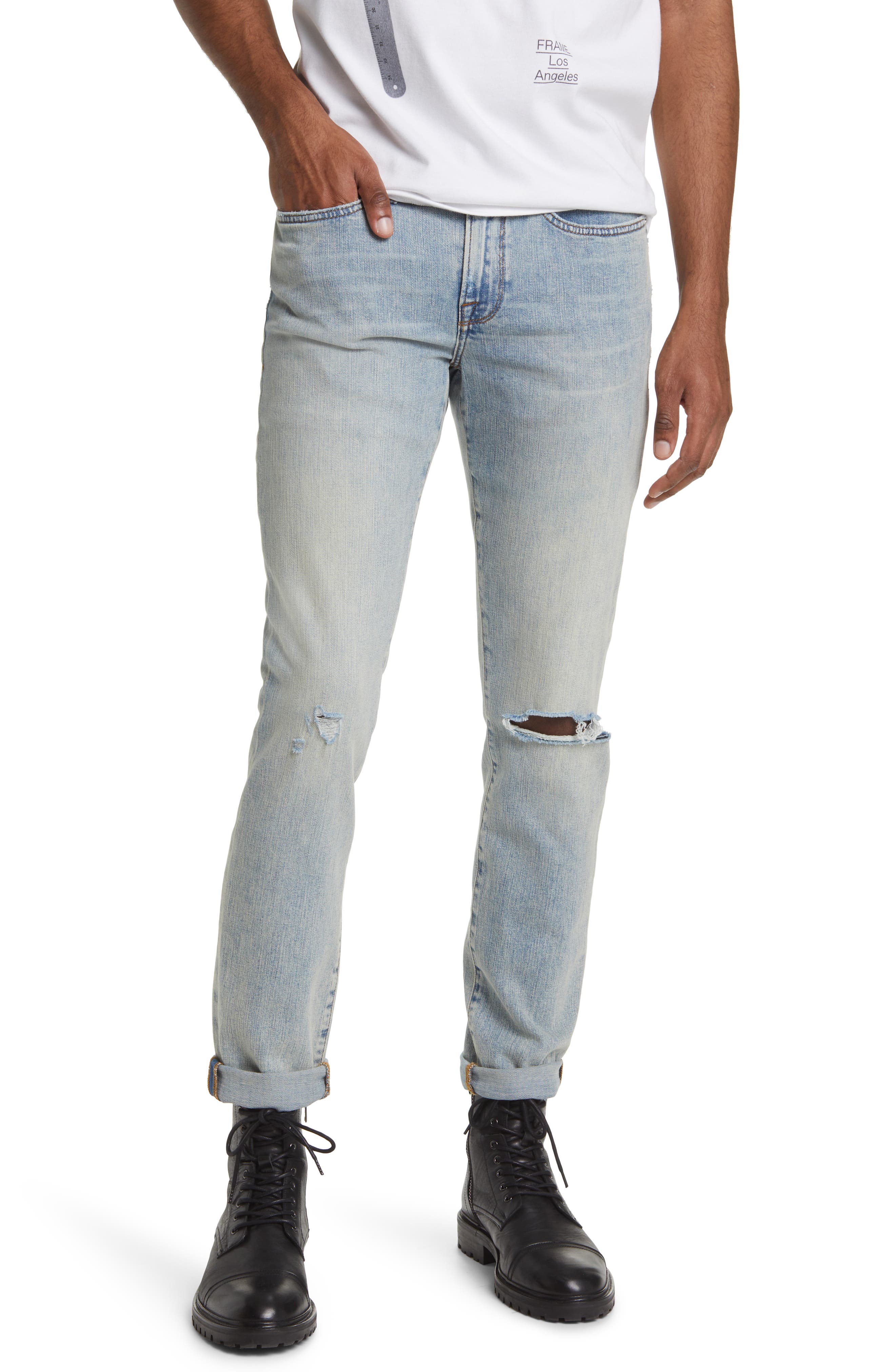 FRAME L'Homme Skinny Fit Jeans | Nordstrom