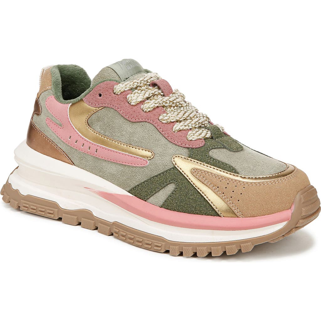 Blowfish Footwear Leo Sneaker In Sage/berry Microsuede