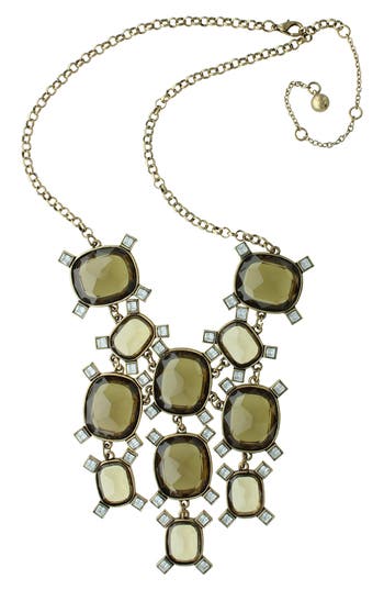 Olivia Welles Hannah Bib Necklace In Gold