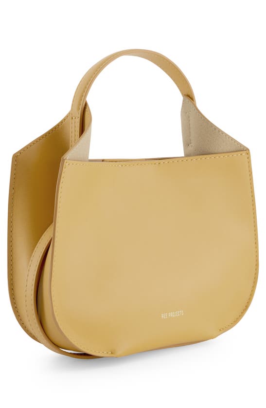 REE PROJECTS MINI HELENE LEATHER HOBO BAG