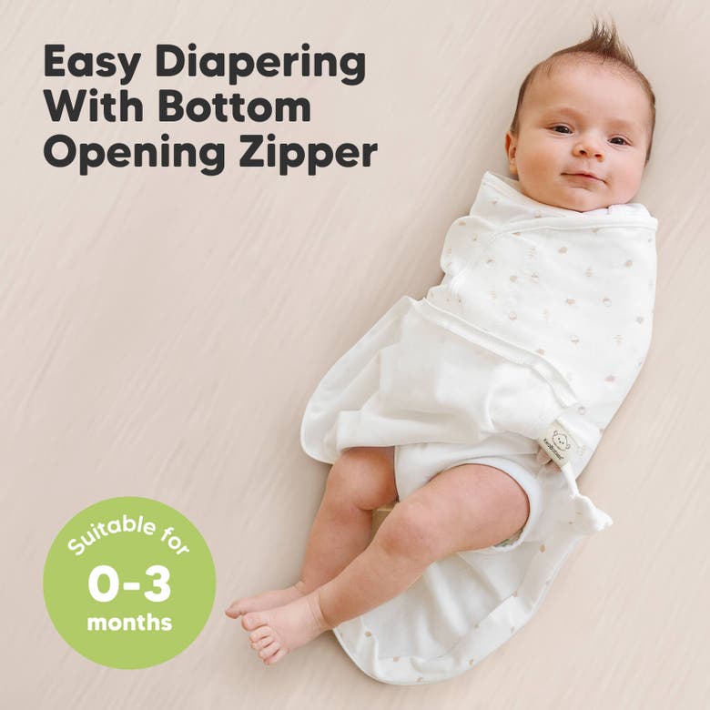 KEABABIES KEABABIES 3-PACK SOOTHE ZIPPY SWADDLE WRAP
