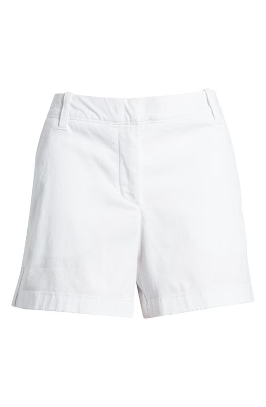 Shop Caslon (r) Twill Shorts In White