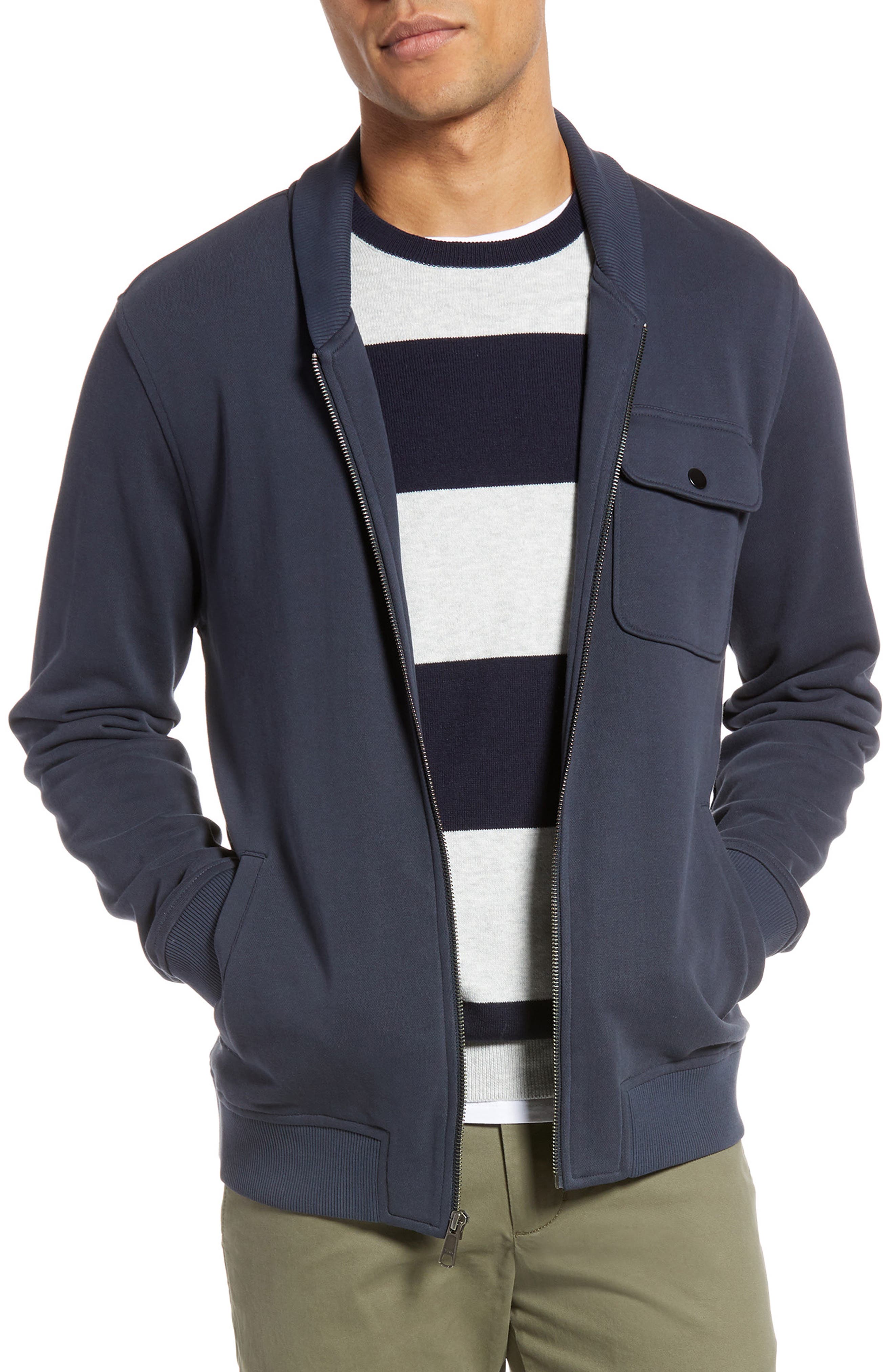1901 Fleece Bomber Jacket Nordstrom