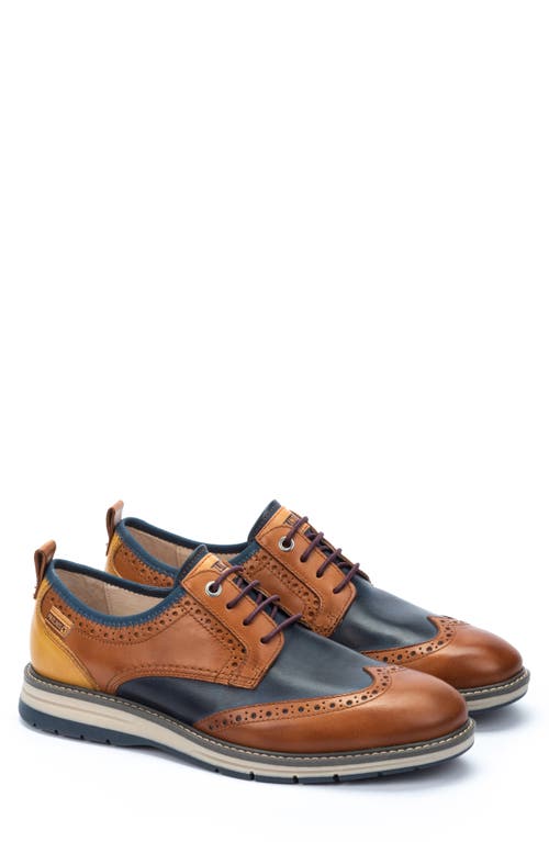 Shop Pikolinos Canet Wingtip Derby In Brandy