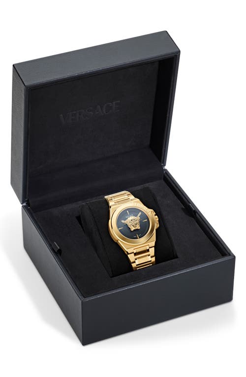 Shop Versace Hera Bracelet Watch, 37mm In Ip Yellow Gold