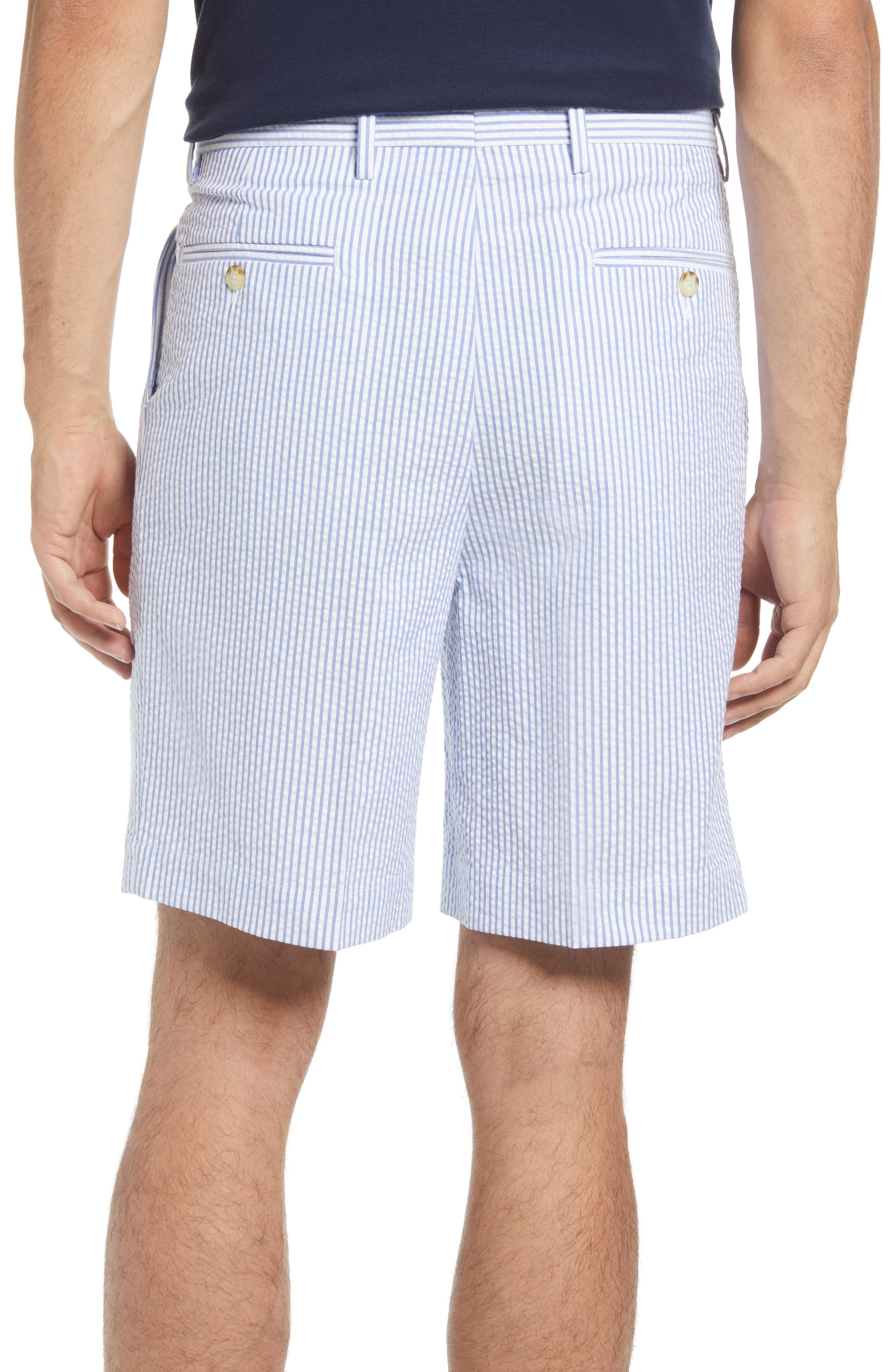 Berle Pleated Seersucker Shorts | Nordstrom