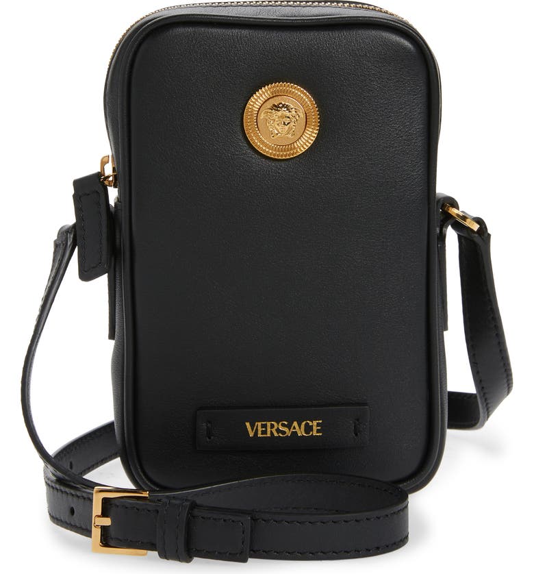 Versace Biggie Medusa Coin Phone Crossbody Bag | Nordstrom
