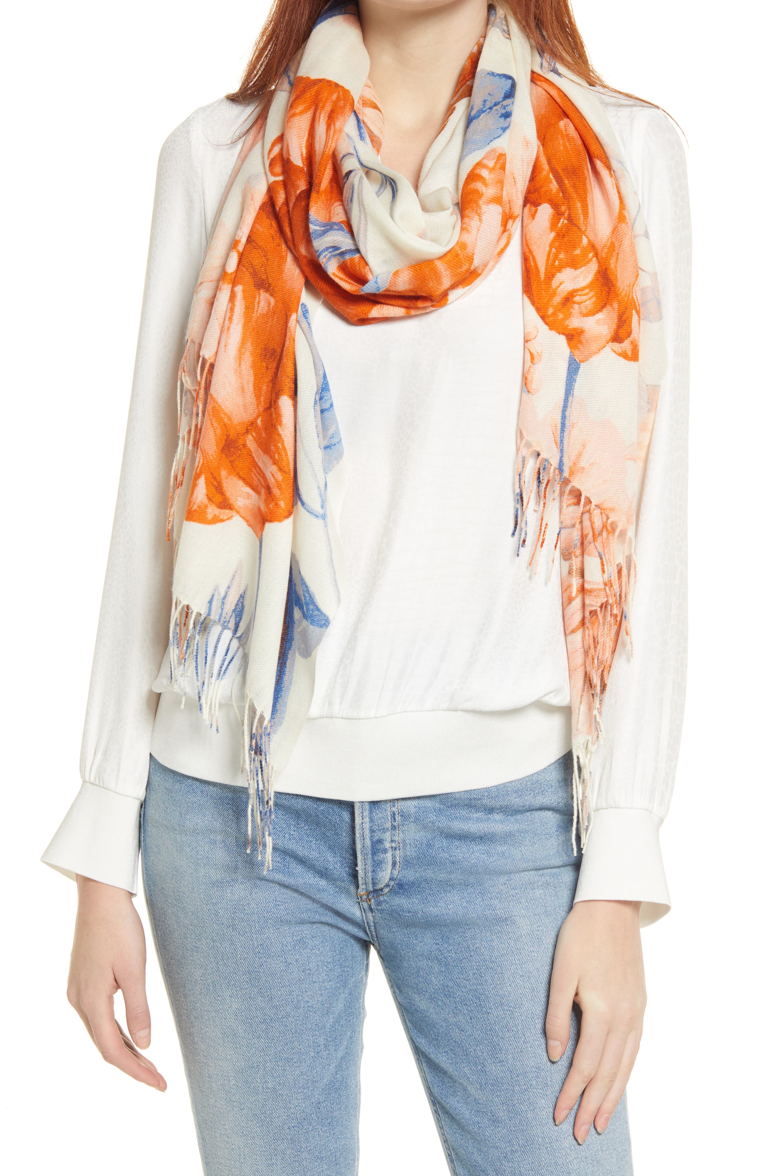 tissue cashmere scarf