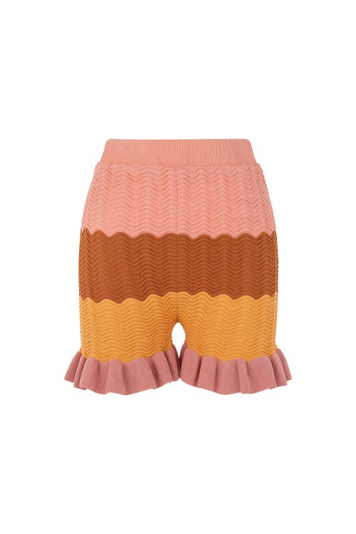 NOCTURNE NOCTURNE HIGH-RISE FLOUNCE SHORTS 