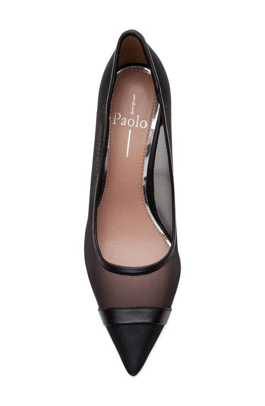 Linea Paolo Persia Pointed Toe Pump In Black