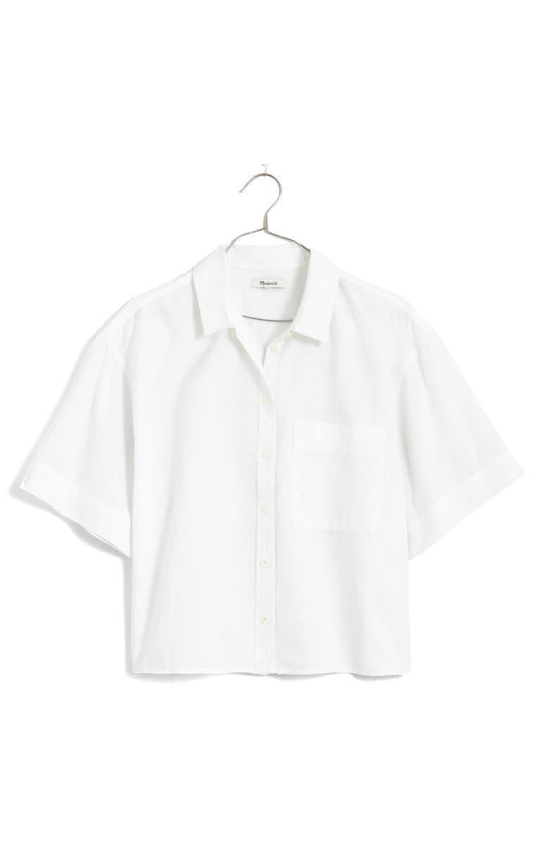 Madewell Crop Utility Button-up Shirt 