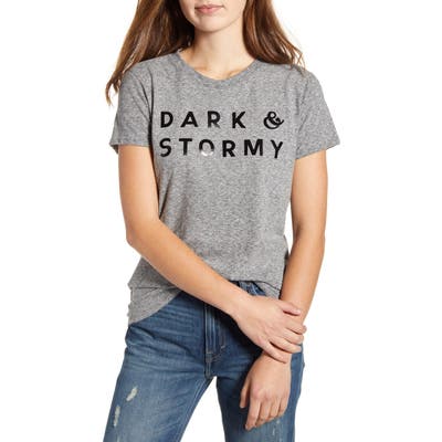 Lucky Brand Dark & Stormy Graphic Tee, Grey