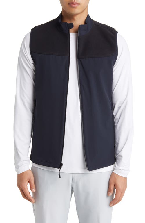Mizzen+Main Venture Fleece Vest in Black