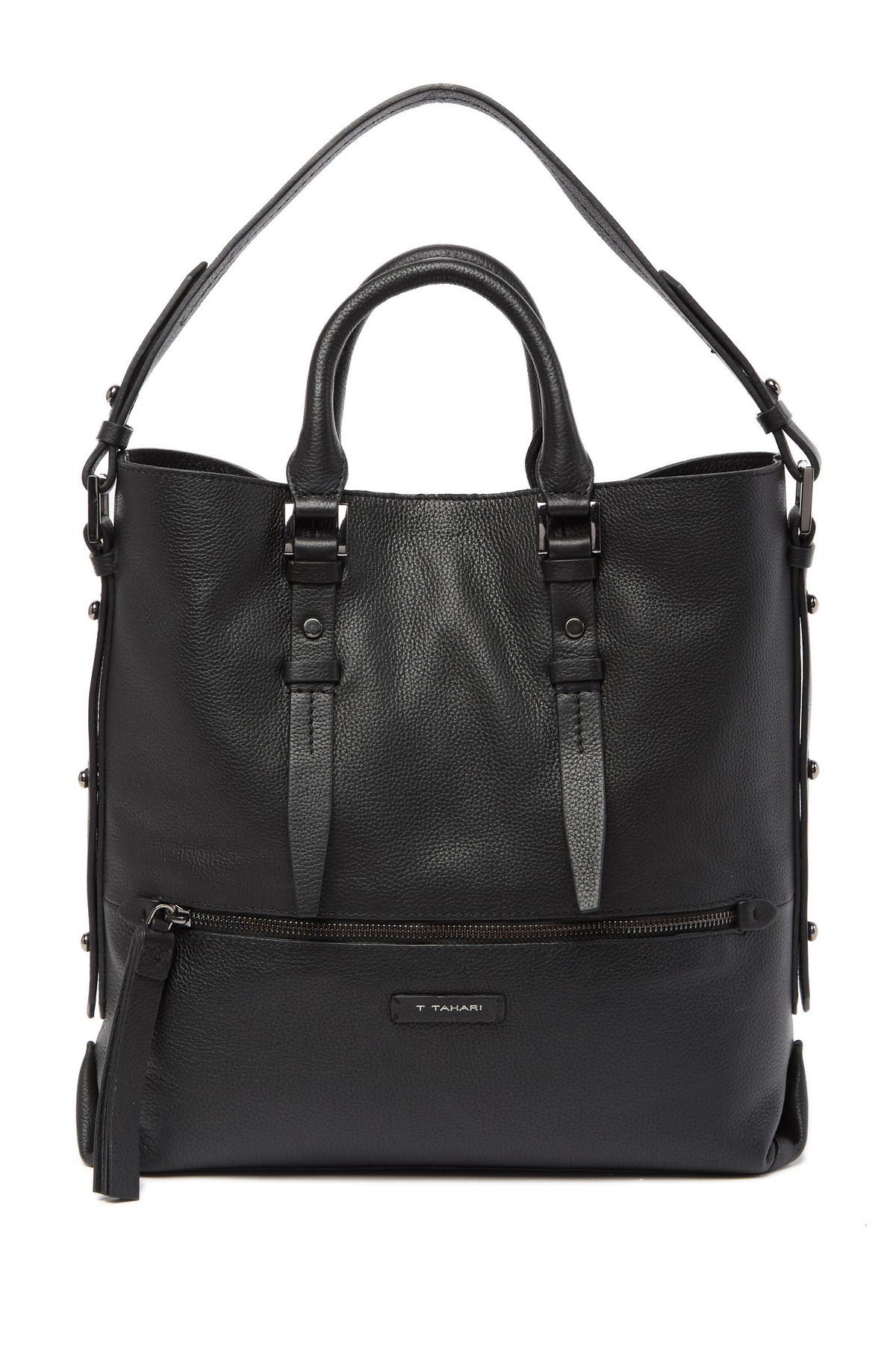 T Tahari | Parker Leather Tote Bag | Nordstrom Rack