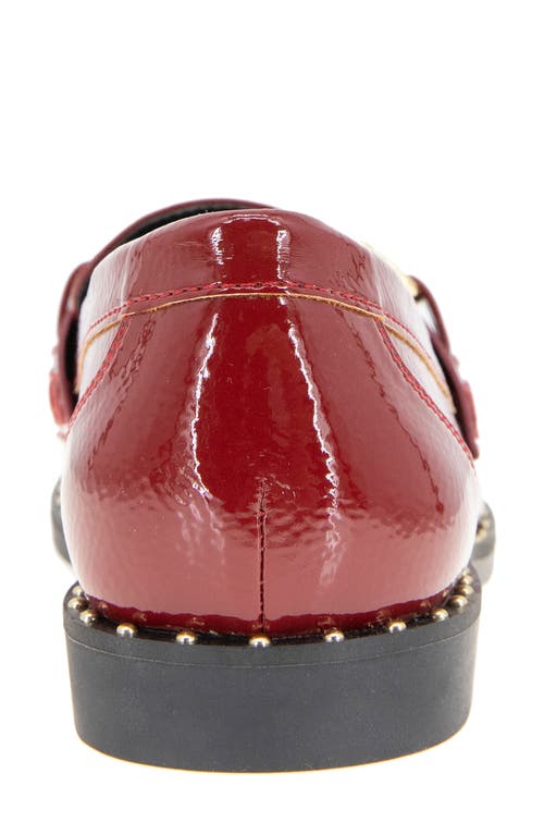 Reaction Kenneth Cole Cadila Loafer In Rio Red Patent