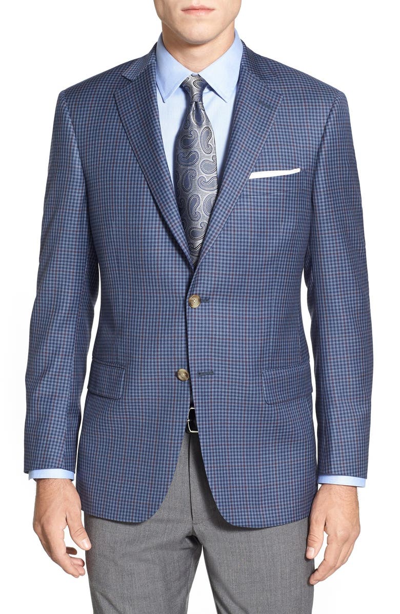 Hart Schaffner Marx Classic Fit Check Wool Sport Coat | Nordstrom