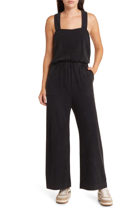 Square Neck Zip-Off Jumpsuit - Ready-to-Wear