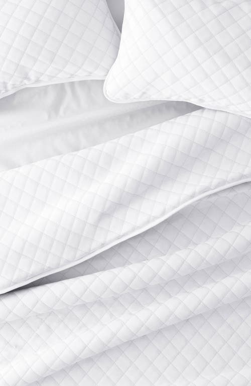 Shop Homespun 3-piece Diamond Stitch Quilt Set In White