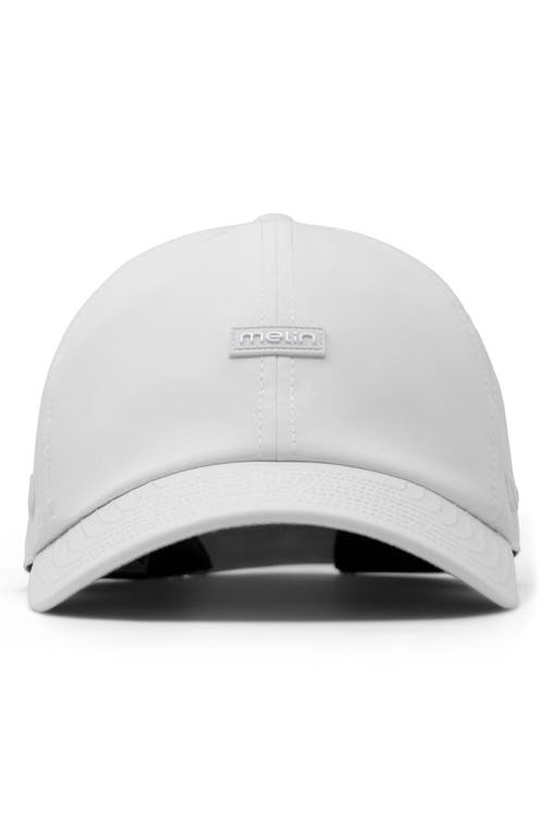 Melin Legend Hydro Performance Dad Hat In White