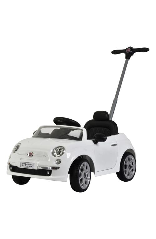 Best Ride on Cars Fiat 500 Push Car with Handle in White at Nordstrom