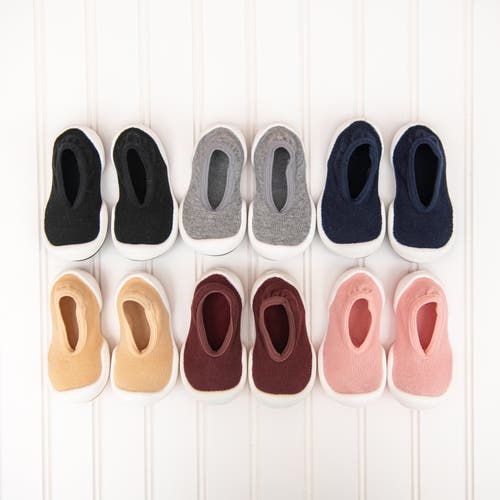 Komuello Toddler Sock Shoes Flat In Latte