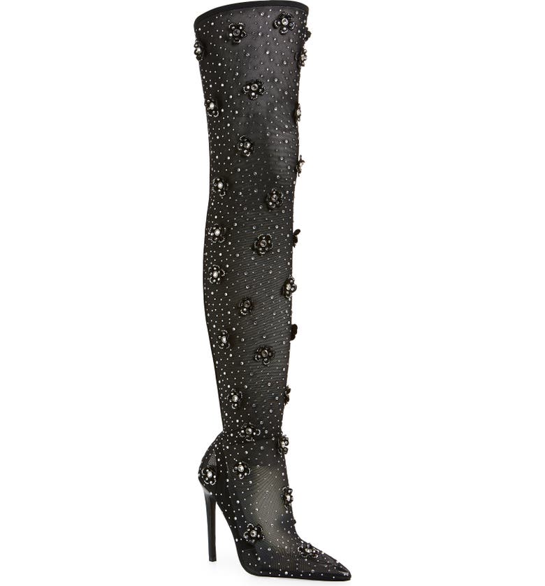 AZALEA WANG Marlowe Embellished Over the Knee Boot (Women) | Nordstrom