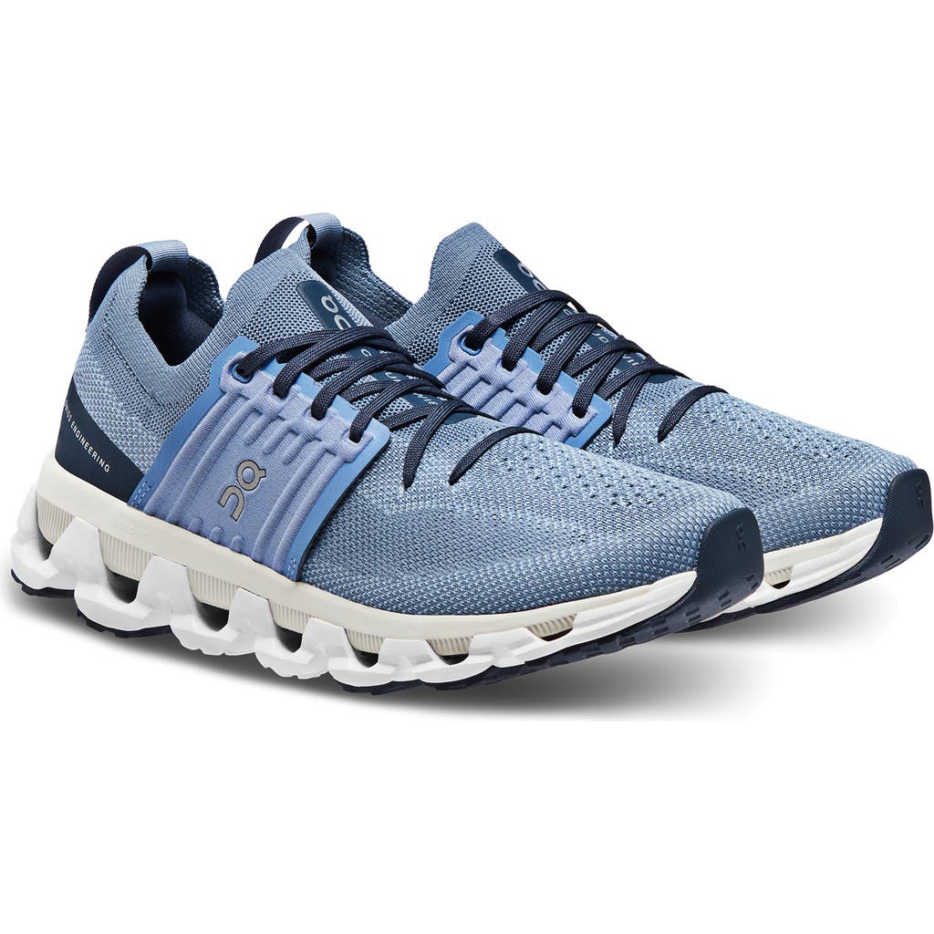 On Cloudswift 3 Running Shoe In Metal/white