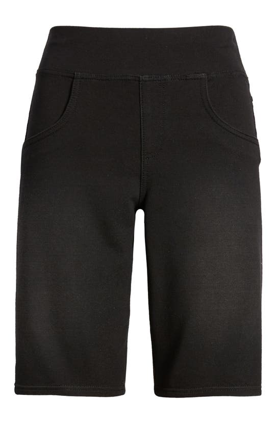 Hue Game Changing High Rise Bermuda Shorts In Black
