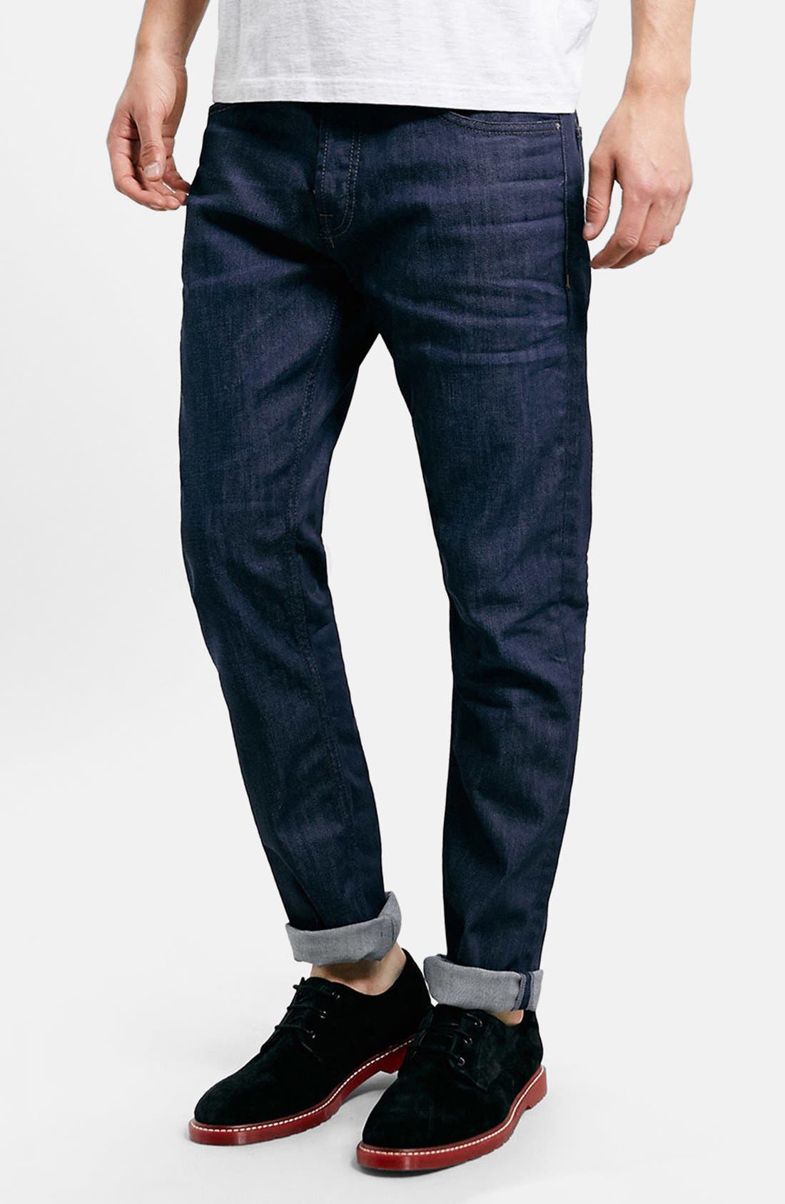 topman coated jeans