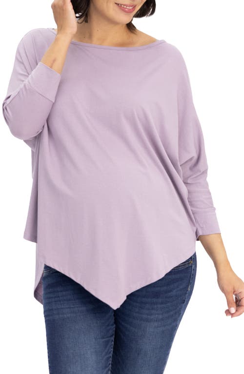 Loose Fit Maternity T-Shirt in Purple