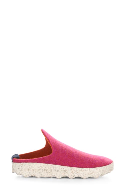 Asportuguesas By Fly London Fly London Come Sneaker Mule In 057 Fuchsia Tweed/felt