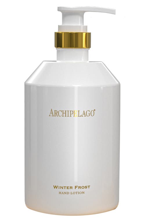 Archipelago Botanicals Winter Frost Hand Lotion in White 