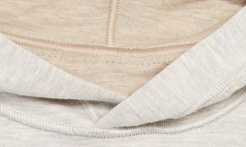 Johnston & Murphy Kids' Solid Reversible Hoodie In Oatmeal/light Gray