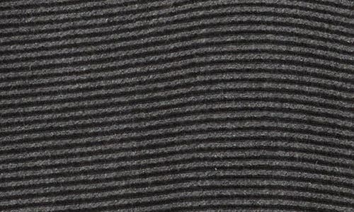Bobeau Soft Rib Knit Hoodie In Black