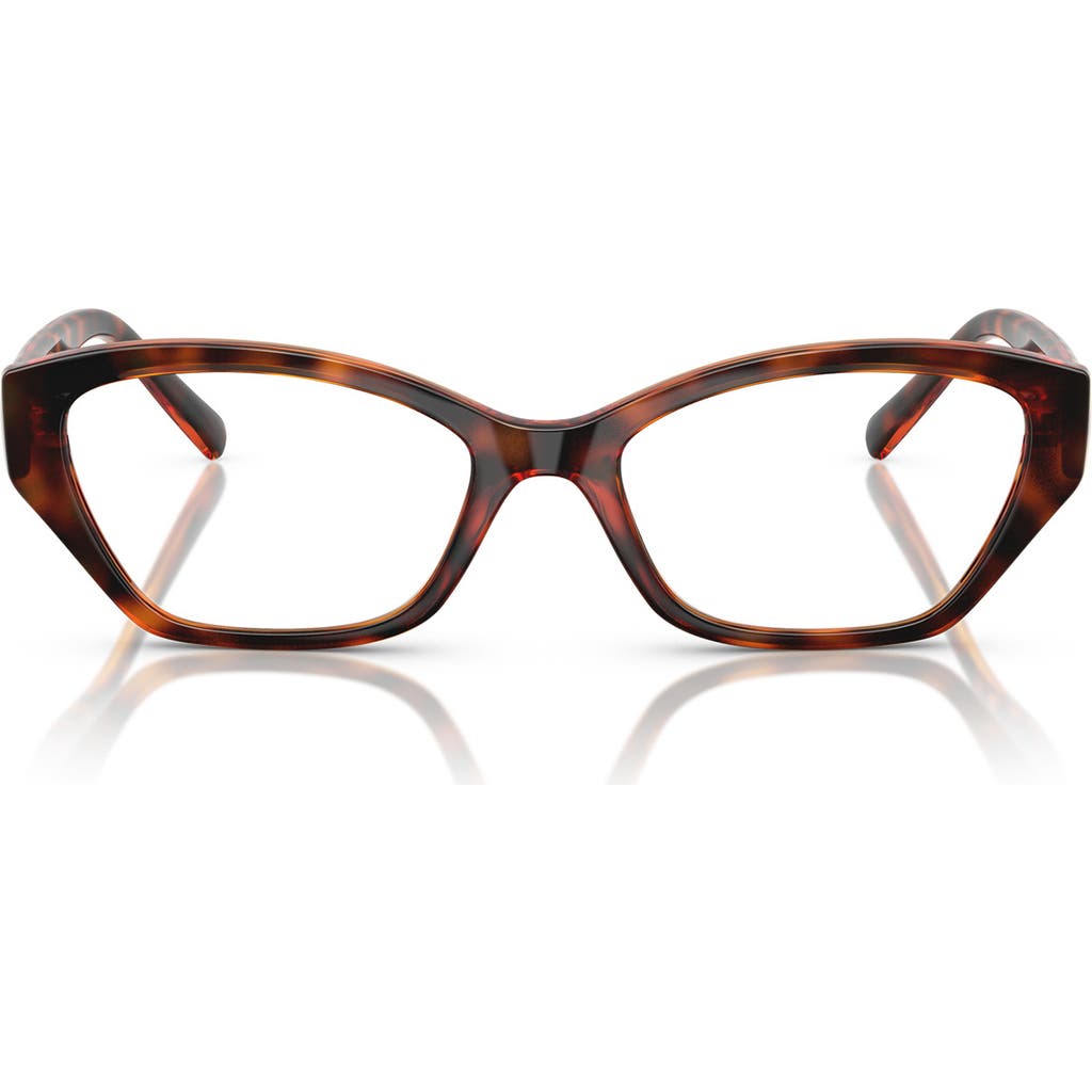 Vogue 51mm Cat Eye Optical Glasses In Dark Havana
