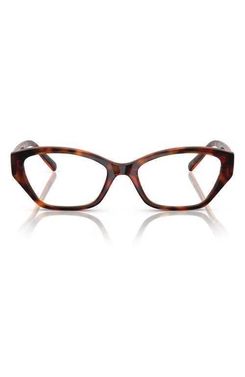 Vogue 53mm Cat Eye Optical Glasses In Dark Havana