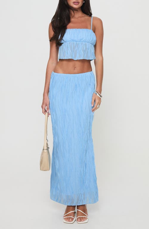 Princess Polly Peterstone Camisole & Maxi Skirt Set In Blue