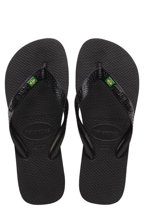 Havaianas Brazil Flip Flop In Black