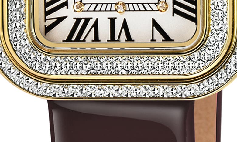 GV2 GV2 BELLAGIO DIAMOND SWISS BRACELET WATCH, 30MM